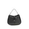 Etro Buckle-fastening Extra-large Leather Shoulder Bag In Black