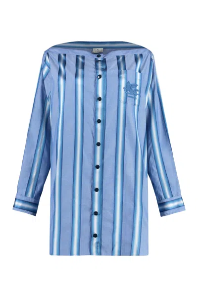 ETRO POPLIN MINI DRESS