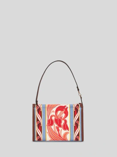 Etro Pouch Aus Bedrucktem Gewebe In Red