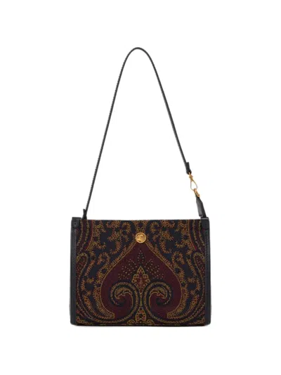 Etro Pouch With Paisley Pattern In Multicolor