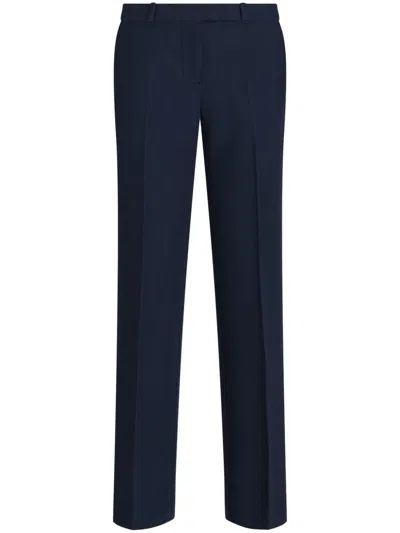 ETRO PRESSED-CREASE TAILORED TROUSERS