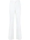 Etro Pressed-crease Tailored Trousers In White