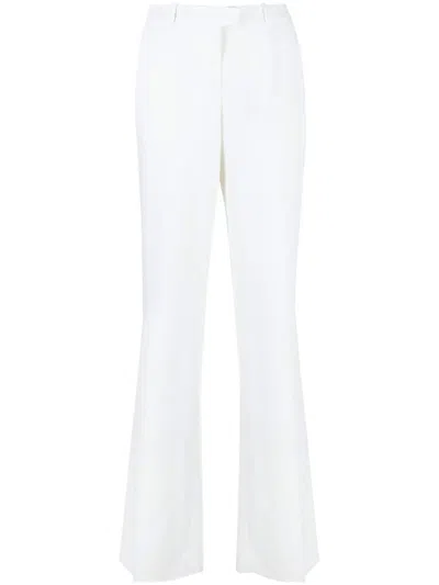 Etro Pressed-crease Tailored Trousers In White