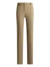 Etro Pressed-crease Trousers In Brown