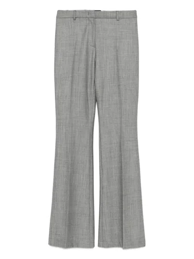 Etro Pressed-crease Trousers In Gray