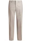 Etro Pressed-crease Trousers In Neutrals