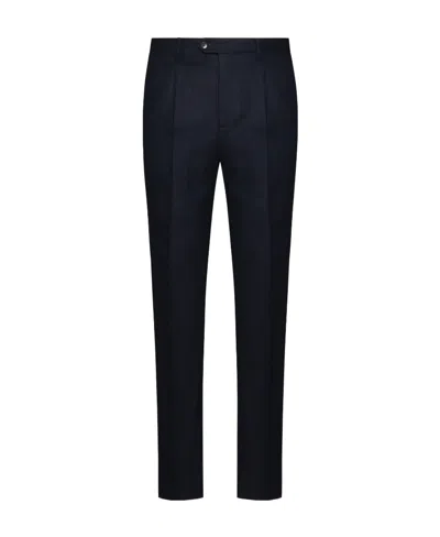 ETRO ETRO BOX-PLEATED TAILORED CHINOS