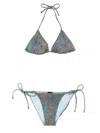 Etro Paisley Print Bikini In Multicolour