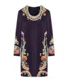 Etro Women Viscose Dress With Iconic Multicolor Print In Black
