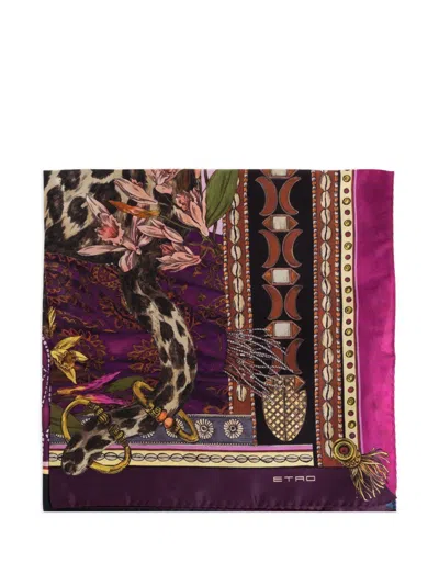 Etro Print Scarf In Multi