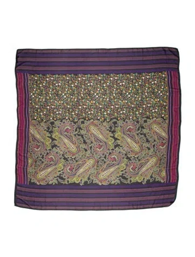 Pre-owned Etro Printed Bandeau In Black