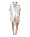 Etro Paisley-print Silk Asymmetric Poncho In Multicolor