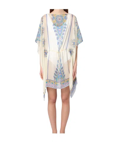 ETRO ETRO PAISLEY PRINTED SATIN CAFTAN