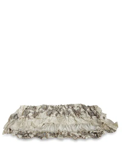 Etro Printed Beige Scarf