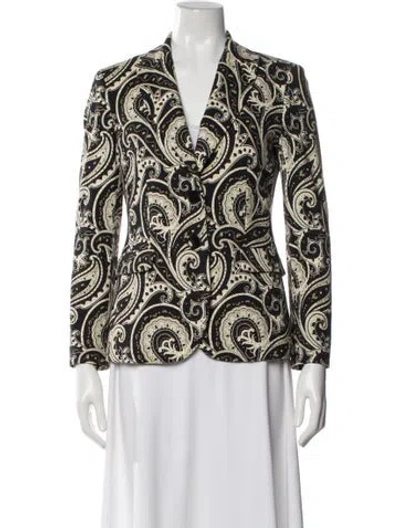 Pre-owned Etro Printed Blazer