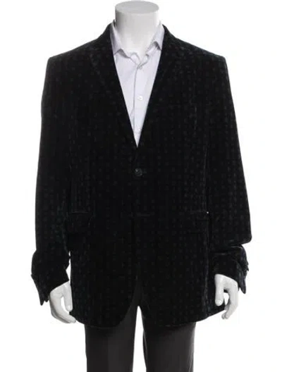 Pre-owned Etro Printed Blazer In Black