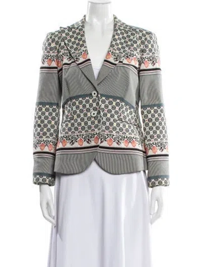 Pre-owned Etro Printed Blazer In Multi