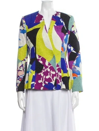Pre-owned Etro Printed Blazer In Multi