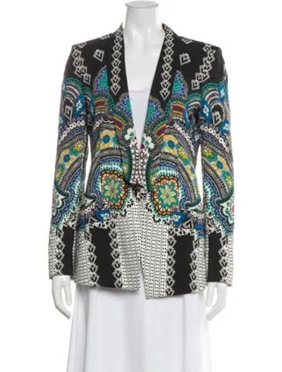 Pre-owned Etro Printed Blazer In Multi