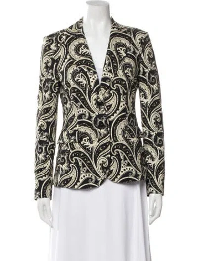 Pre-owned Etro Printed Blazer In Multi