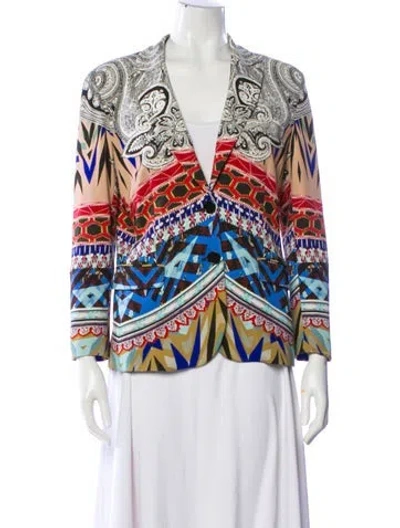 Pre-owned Etro Printed Blazer In Neutral