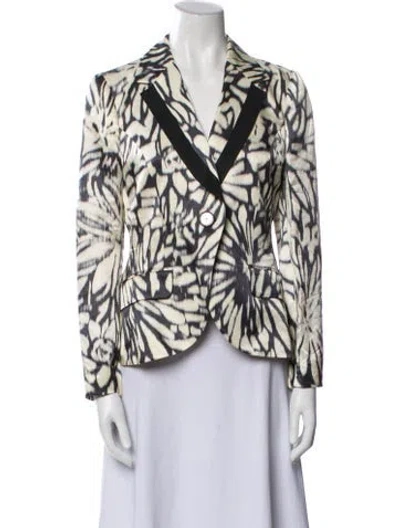 Pre-owned Etro Printed Blazer In Neutral