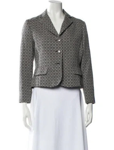 Pre-owned Etro Printed Blazer In Neutral