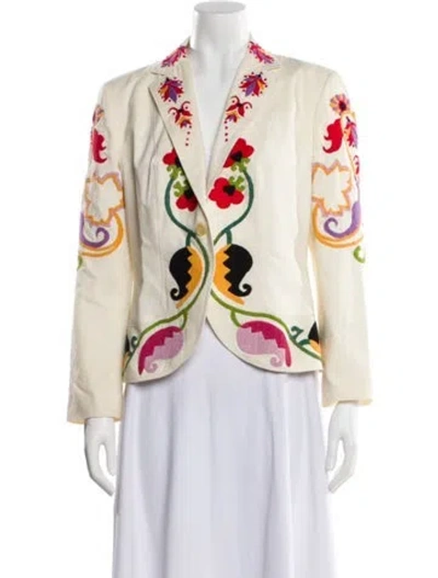 Pre-owned Etro Printed Blazer In Neutral