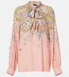 Etro Printed Blouse In Pink
