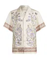 Etro Floral-print Bowling Shirt In White