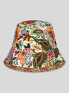 Etro Bucket Hat With Multicolored Print In Multicolour