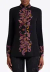 Etro Decorative Long-sleeved Silk Shirt