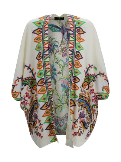 Etro Printed Caftan In Multi
