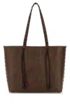 Etro Printed Canvas Arnica 1984 Shopping Bag