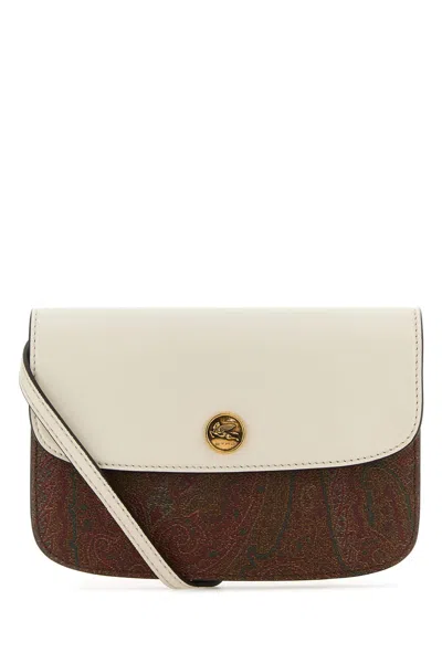 ETRO PRINTED CANVAS ESSENTIAL XS CROSSBODY BAG