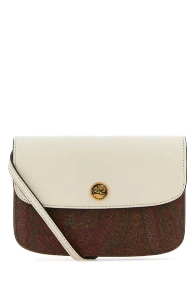 ETRO PRINTED CANVAS ESSENTIAL XS CROSSBODY BAG