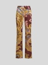 Etro Pant In Burgundy