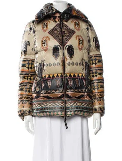 Pre-owned Etro Printed Coat In Neutral