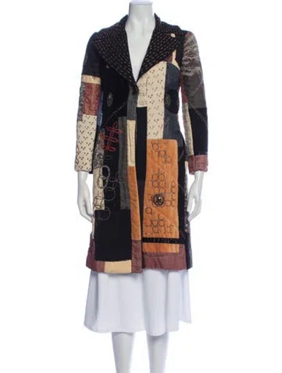 Pre-owned Etro Printed Coat In Neutral