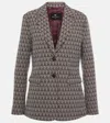 Etro Printed Cotton-blend Blazer In Multicoloured