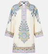 Etro Printed Cotton-blend Tunic In Multicoloured