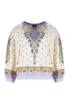 Etro Printed Paisley V-neck Knitwear