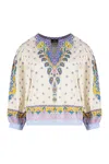 Etro Printed Paisley V-neck Knitwear