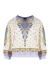 Etro Printed Paisley V-neck Knitwear