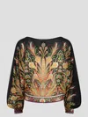 ETRO PRINTED COTTON BLOUSE