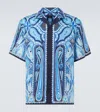 Etro Paisley Print Short-sleeved Shirt In Multicoloured