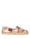 Etro Espadrilles Aus Bedruckter Baumwolle In White
