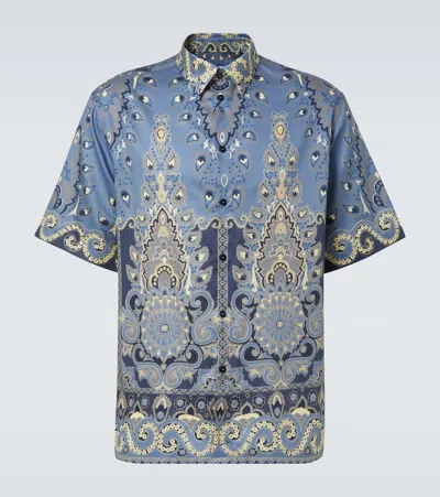 Etro Men Paisley Shirt In Multi