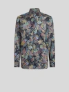 Etro Floral Print Long Sleeve Button-down Shirt