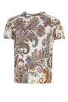 ETRO PRINTED COTTON T-SHIRT